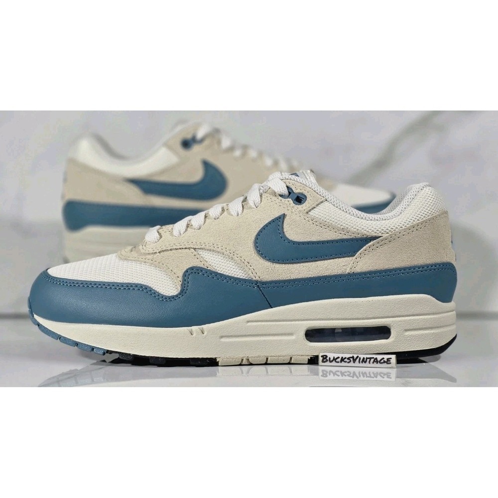Nike Air Max 1 Essential Smokey Blue Sneakers Mens Size 8 Rare NEW FZ5808-011